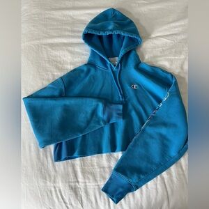 Champion- Reverse Weave Cropped Hoodie